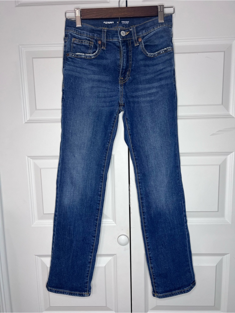 Boys Old Navy Straight Leg Jeans Size 12 | Built-In Flex